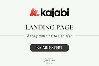 build a kajabi landing page