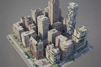 design realistic 3d towns and cities in blender