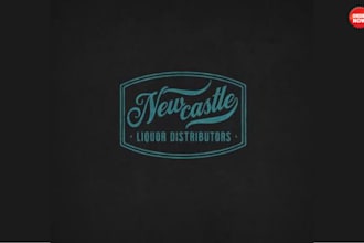 design custom vintage hand lettering logo for your brand