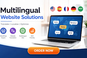 create, translate, and optimize your multilingual wordpress website