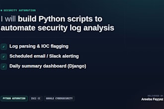 automate security log analysis with python