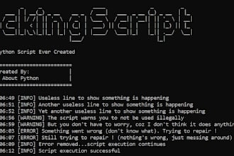 develop python scripts for cybersecurity automation