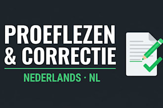 ik zal je nederlandse tekst proeflezen