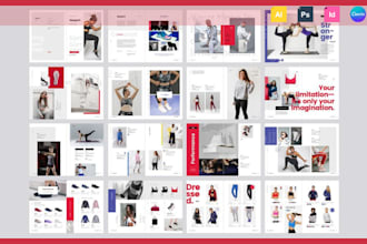 design tactical fitness athletic gym street wear product catalog, line sheet