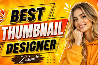 design high CTR viral you tube thumbnails that get clicks