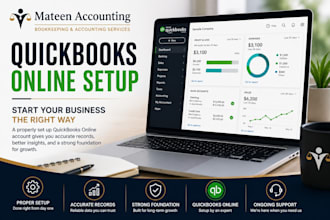 set up quickbooks online for your new business