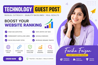 tech guest posts for google ranking and off page SEO backlinks