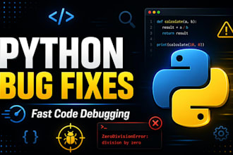 fix bugs and debug your python script or app