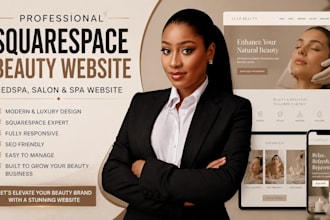 design squarespace beauty website medspa website salon website spa website
