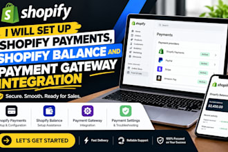 set up shopify payments, shopify balance, and payment gateway integration