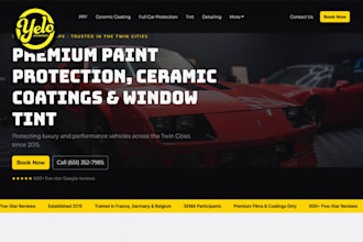 build window tinting website auto tinting car detailing ceramic tint website