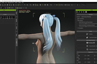 rig, animate 3d character, iclone7, iclone 8 character, cc4, cc5, retopology