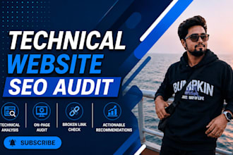do technical website SEO audit with competitor analysis and action plan