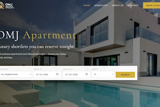 build a modern responsive website using nextjs react and tailwind CSS