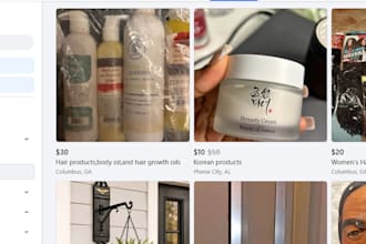 post your products on facebook marketplace and offerup