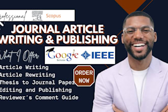 write and publish articles, conference paper, scientific paper in q1 q2 journal