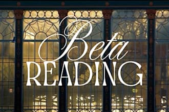 beta read your novel for cheap