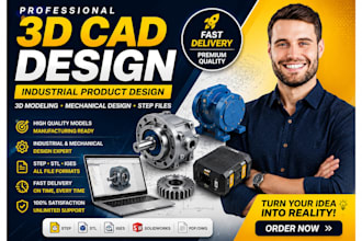 3d cad design industrial product design 3d modeling mechanical design step file
