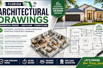 prepare florida architectural drawings residential design adu plans floor plans