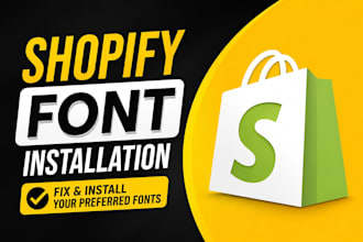 fix shopify font issues and install your preferred fonts