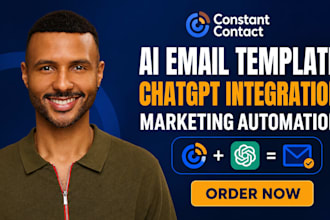 setup constant contact ai email template chatgpt integration marketing automatio