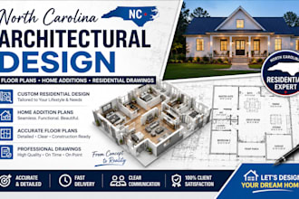 north carolina architectural design floor plans home addition plans residential