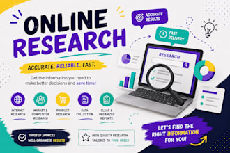 do internet research and find accurate information