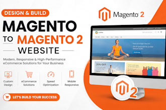 build design magento to magento 2 website
