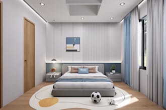 interior design house rendering