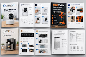 design product manual user guide instruction booklet spec sheet safety datasheet