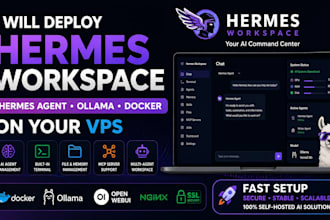 deploy hermes workspace hermes agent ollama docker ai on vps