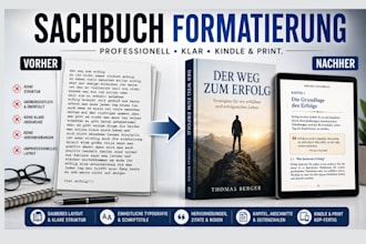 ich formatiere dein sachbuch für kindle und print