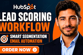configure hubspot lead scoring workflow contact segmentation email automation