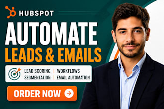 configure hubspot lead scoring workflow contact segmentation email automation