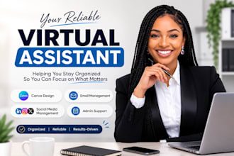 be your virtual assistant personal assistant for administration and data entry