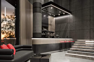 redesign automotive showroom interior design,car wash,garage concept,parking lot