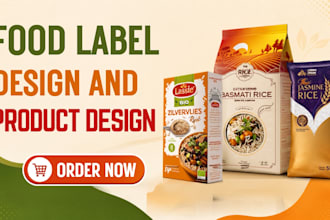 design food packaging, food label, design food packaging bag, pouch design