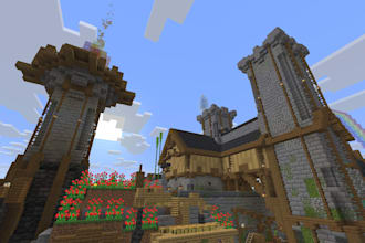 build villages, fortresses and much more in minecraft