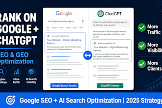 rank your website on google and chatgpt with SEO and GEO optimization