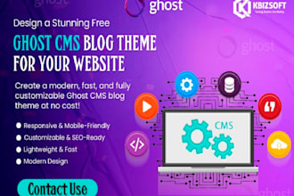 build ghost customize theme, ghost cms website ghost cms blog ghost newsletter