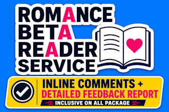 be your romance beta reader, romance book beta reader and alpha reader
