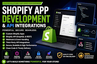 build shopify apps and shopify API integrations