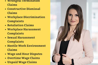 handle employment law documents, wrongful termination, eeoc response,retaliation