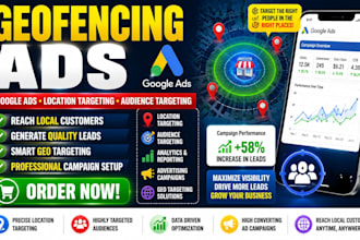 setup geofencing ads audience targeting location targeting google ads