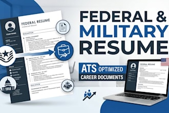 write expert federal, military and civilian ats resumes for career success