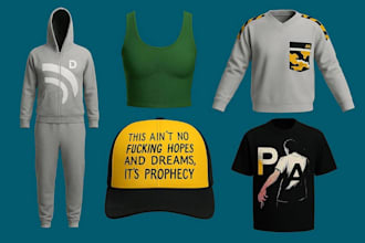 make realistic 3d apparel, 3d cloth and rendering