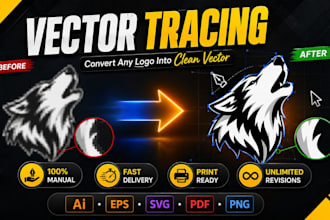redraw your graphics into clean vector