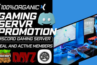 discord advertising, discord server promotion, minecraft, fivem,gaming promotion