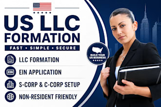 register your us llc, s corp, or c corp as a non resident