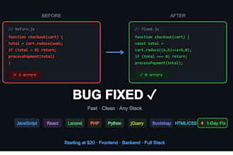 resolve any website bug